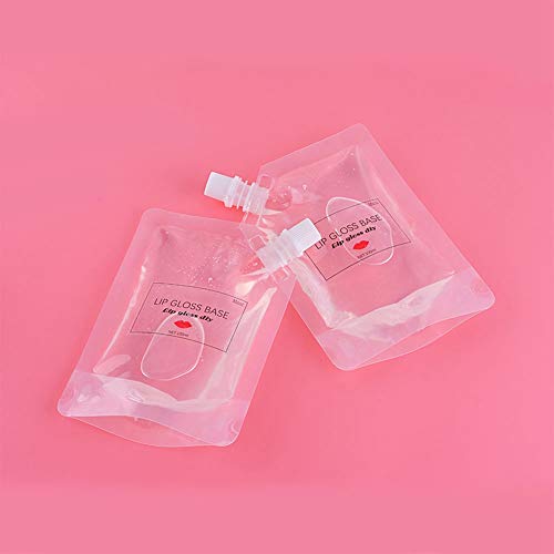 Lip Gloss Base, Lip Makeup Primers, Matte Lip Gloss Base Oil Material 100ML DIY Non-Stick Lipstick Primer Handmade Lip Gloss Glaze Gel Art for Lip Gloss Lipgloss Base - Thumbnail 4