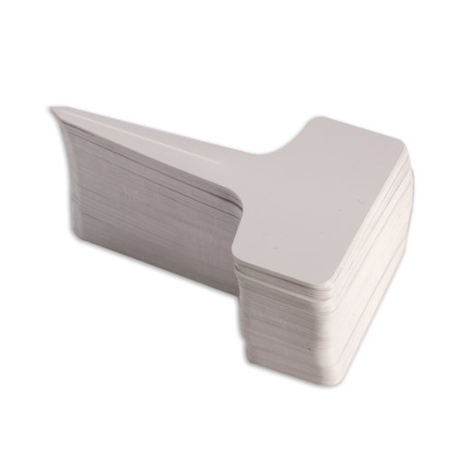 Vktech 5000pcs 6 x10cm Plastic Plant T-Type Tags Markers Nursery Garden Labels Gray (White)