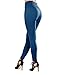 SATINA High Waisted Leggings for Women | Tummy Control & Compression Waistband (One Size, Dark Teal)