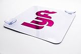 PVC/Plastic Window Display - Placard - Sticker (Pink Letter/White Background)