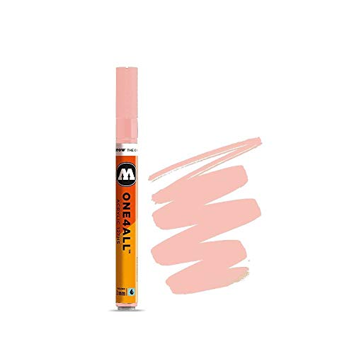 Molotow ONE4ALL Acrylic Paint Marker, 2mm, Skin Pastel, 1 Each (127.227)