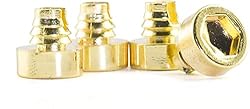 RTRHINOTUNING 100PCS Gold Wheel Rim Lip Rivets Nuts