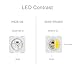 BTF-LIGHTING RGBW RGB+Cool White SK6812 (Similar WS2812B) 4 Colors in 1 LED Strip Individually Addressable 3.3ft 1m 144LED Light Flexible Dream Color IP67 DC5V White PCB (No Adapter or Controller)