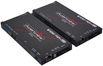 Avenview HBT2-C6POH-USB-SET 4K HDMI/Audio over CAT5e/6/7 Extender(Transmitter/Receiver)Set with USB/48V PoE