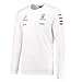 Mercedes Benz AMG Formula 1 Petronas 2017 White Long Sleeve Drivers T-Shirt (X-Large)