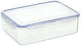 (Pack of 4) LOCK & LOCK Airtight Rectangular Food Storage Container 54.10-oz / 6.76-cup