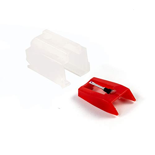 Record Player Needle, CUSTEAM Phono Turnable Cartridge Replacement Stylus Needles with Carry Box for Vinyl, Crosley, Phonograph, LP (Pack of 4)