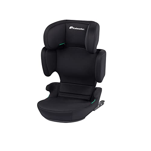 RoadFix i-Size, Kindersitzerhöhung mit Rückenlehne, 3,5–12 Jahre (100–150 cm), Isofix Kindersitz, Klappbar, Leicht (4,4 kg), 14 Kopfstützenpositionen, Gepolsterter Sitz, Black Mist