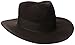 Indiana Jones Dark Brown Fedora Hat Medium