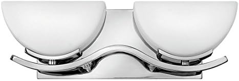Hinkley 51102CM Transitional Two Light Bath from Verve collection in Chrome, Pol. Nckl.finish,