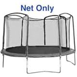 15 ft. Round Replacement Trampoline Net for 4 Arch Enclosure System (JumpKing FunRing / Bazoongi)
