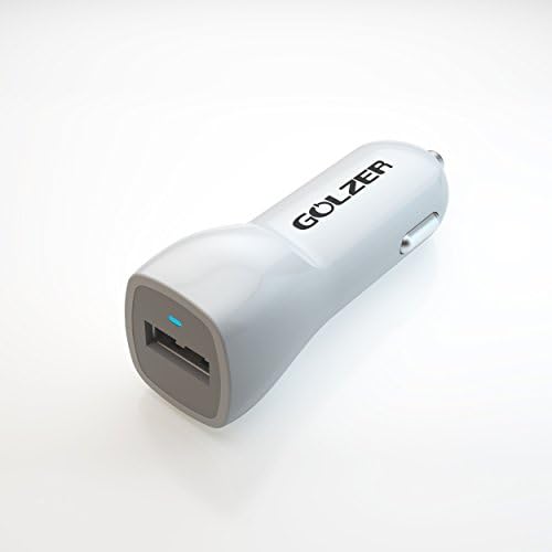 Golzer 18W USB LED Car Charger with Quick Charge 2.0 (White)