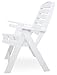 POLYWOOD NCH38WH Nautical Highback Chair, White
