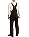 Carhartt Men's Sandstone Bib Overalls Unlined,Dark Brown,34 x 32
