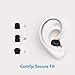 Alterola IE600P Mini Bluetooth Earbud, Single Wireless Earbud with 30 Hour Battery Life - 400 mAh Charging Case, Invisible Headphone Earpiece with Mic for Handsfree Calls (1 Piece)