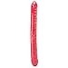 Doc Johnson Crystal Jellies - Double Dong -18 Inch - Double Sided Dildo - Pink