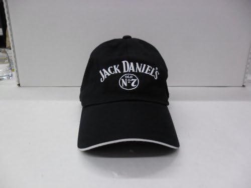 Jack Daniels Tennessee Whiskey Old No 7 Brand Black Label Black Hat Cap