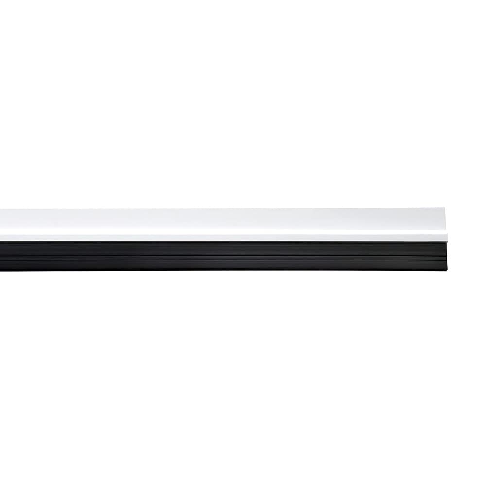Wolfpack 5190330 1-metre White Polyvinyl Chloride (PVC) Draught Excluder with Rubber