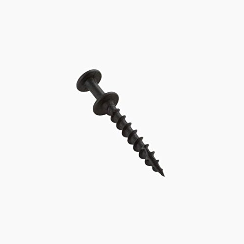 Hangman BCD-10 Black Double-Headed Bear Claw Screws for Saw Tooth's & D Rings, Black, 10-Pack