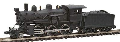 Model Power MDP87600 N Scale Undecorated 2-6-0 Mogul Model Train Steam Locomotive with Standard DCC & Sound