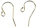 14k Yellow Gold-Filled Ball End Ear Wire 12 Pieces