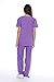 11144W Just Love Women's Scrub Sets / Medical Scrubs / Nursing Scrubs - Bright Purple with Lime trim,Small,Bright Purple With Lime Trim,Small