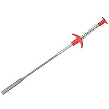 Zeroyoyo Flexible Pick Up Tool Retractable Claw Retriever Stick Use To Drains, Sink, Toilet & Clean Dryer Vents