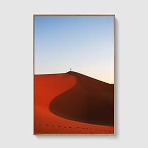 Framed Canvas Home Artwork Decoration Desert Canvas Wall Art for Living Room, Bedroom - 16x24 inches