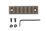 Monstrum Tactical 7 Slot/3 inch Picatinny Rail for Keymod Systems (Flat Dark Earth)