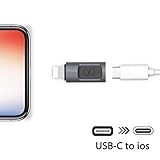Stouchi iOS to USB C Adapter, Type C (Female) to iOS (Male) Adapter USB C Converter Charger Compatible for iPad, iPhone X/ 8/7 Plus /6 Plus/5/5s Fast Charging Max Output 5V 2.4A