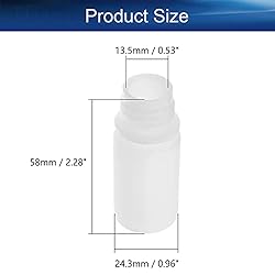 Bettomshin 5Pcs 15ml PE Plastic