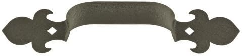 Crown Bolt Crown Bolt 10031 Decorative Fleur-De-Lis Garage Lift Pull Black by Crown Bolt