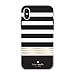 kate spade new york Black/White/Gold Stripe 2 Case for iPhone X/XS - Defensive Hardshell