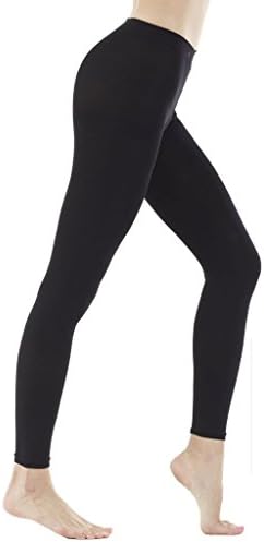 DZSbestdeal Women's 280 Denier Opaque Solid Color Footless Pantyhose Tights