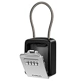 ORIA Key Lock Box, 4 Digit Combination Lock Box Key