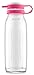 Ello Elsie Glass Water Bottle with Silicone Stopper | 22 oz | Pink