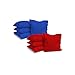 Victory Tailgate Unfinished Regulation Cornhole Bean Bag Toss Game Set with 4 Red and 4 Blue Corn Filled Bags …