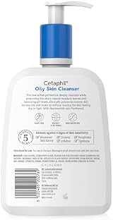 Cetaphil Oily Skin Cleanser 473ml Niacinamide For Combination to Oily Skin view 10