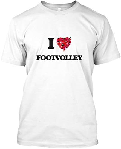 I Love Footvolley Tshirt - Hanes Tagless Tee