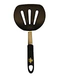 Pancake Turner Spatula Heat Resistant Silicone and Flexible Stainless Steel for Non Stick Cookware