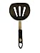 Pancake Turner Spatula Heat Resistant Silicone and Flexible Stainless Steel for Non Stick Cookware