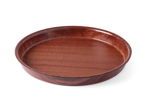 HENDI Serving tray wood form, ⌀420x(H)30 mm