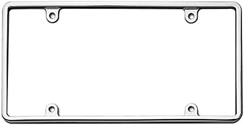 Swaroser Heavy Duty Car License Plate Frame Premium Quality Performance Automotive Grade Metal Polished