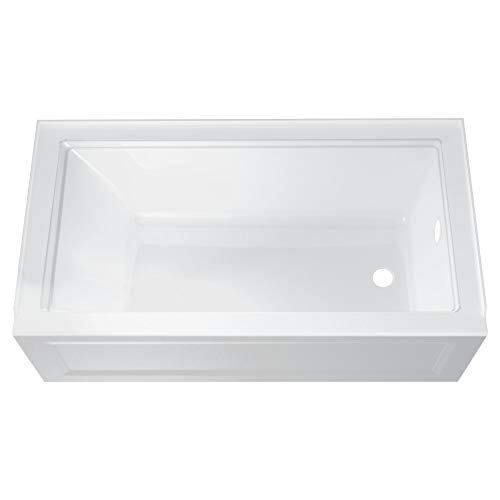 American Standard 2946202.011 Studio Integral Apron Bathtub Left Drain 60 in. x 32 in. in Arctic