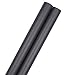 JAM Paper Gift Wrap - Matte Wrapping Paper - 50 Sq Ft Total (30 in x 10 Ft Each) - Matte Black - 2 Rolls/Pack