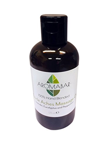 Muscle Aches & Pains Massage Oil 125ml Pre-Blended 100% Natural Ingredients