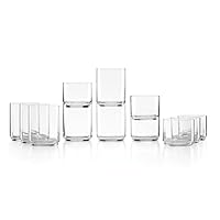 Lenox Tuscany Classics 12Pc Tall & Short Glasses, 5.51, Clear