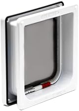 Cat Mate Lockable Cat Flap with Door Liner to 50mm White 234 W view 3