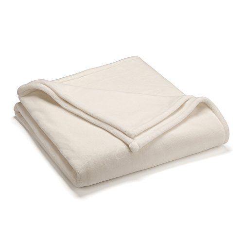 Vellux Sheared Mink Twin Blanket, Ivory Home & Kitchen