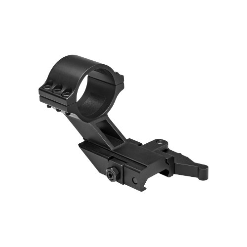 Tactical Matte Black Aluminum Quick Detach 30mm Cantilever Scope Ring Mount Fits Weaver Picatinny Rails Kel-Tec SU16 SU22 Hk416 s&w m&p 15-22 Ruger SR22 SR556 Rifles